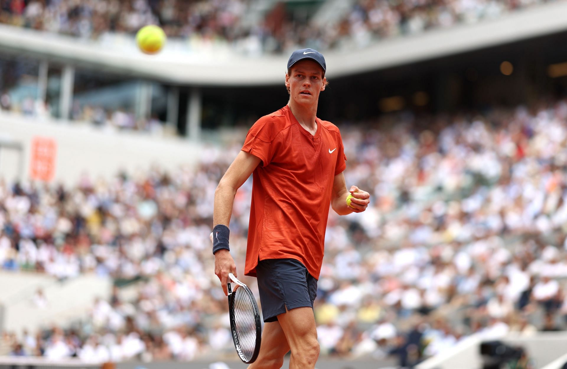 Jannik Sinner at the 2024 French Open - Day 10