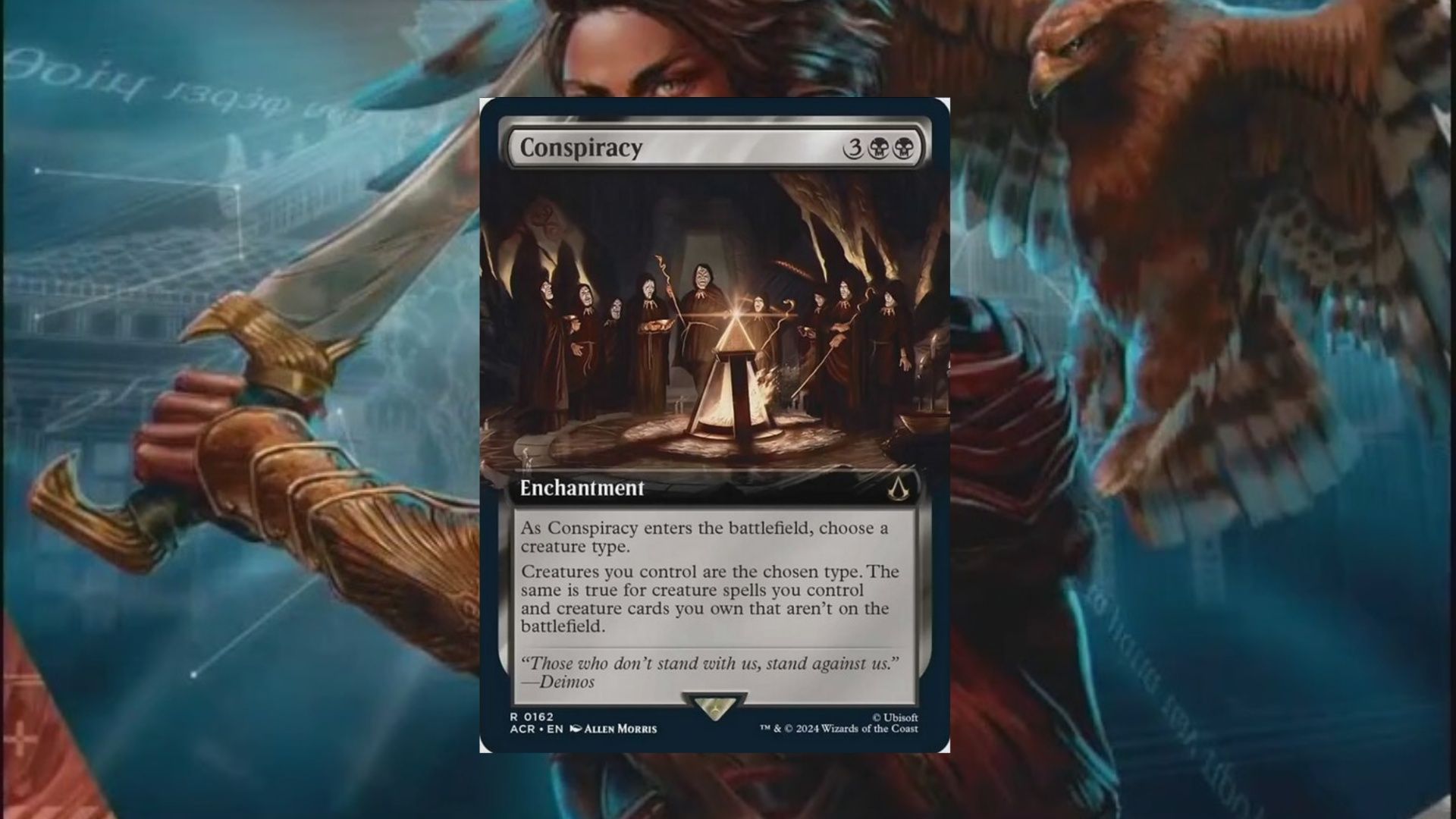 Conspiracy&#039;s one of my all-time favorite cards (Image via Ubisoft and Wizards of the Coast)