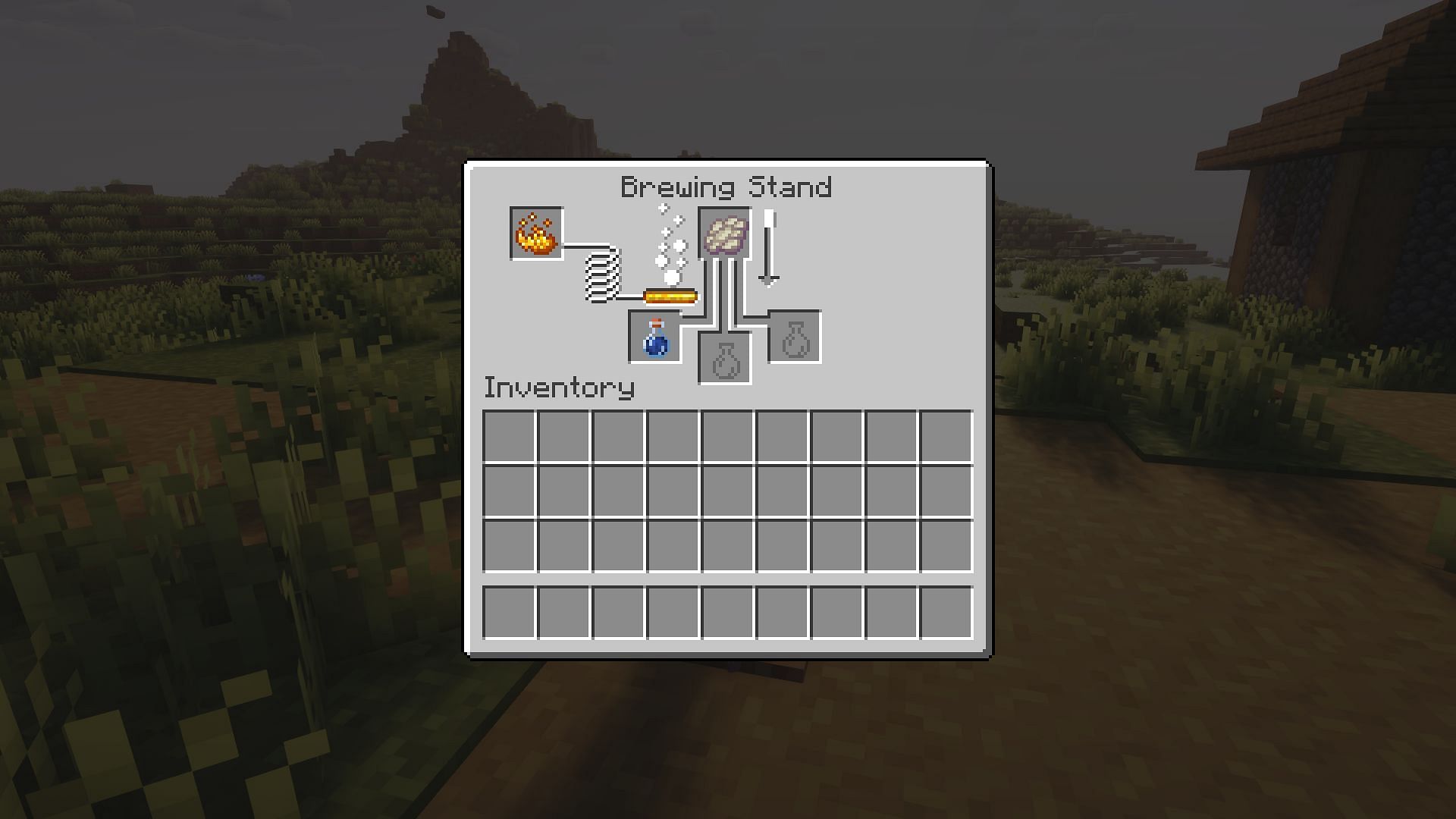 Brewing potion of slow falling (Image via Mojang)