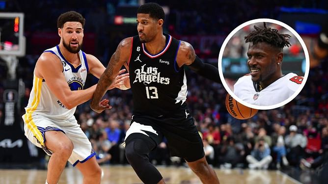 "You heard it here first" - Antonio Brown predicts Klay Thompson and Paul George to join forces with Eastern Conference team
