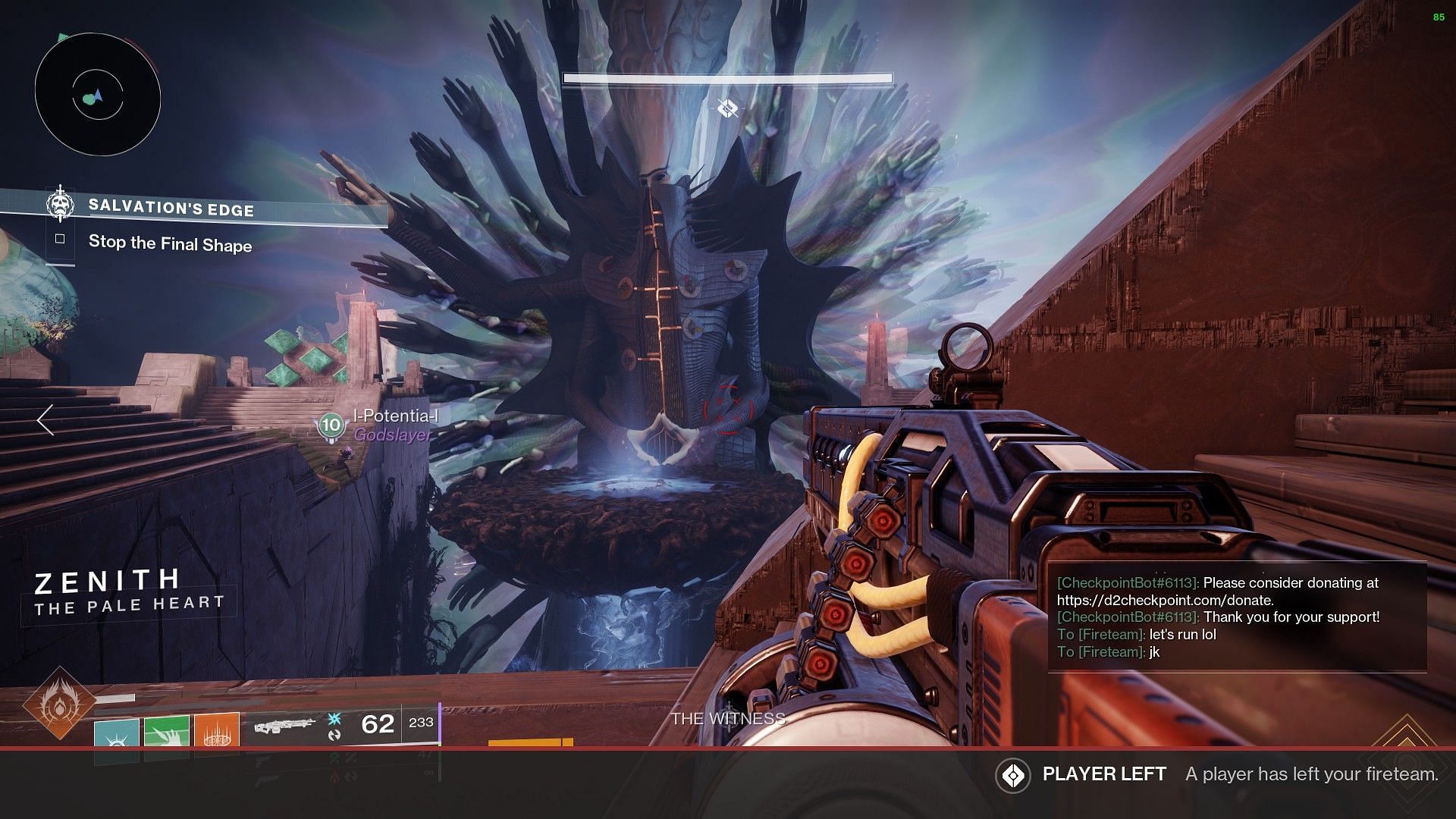 The Witness in the Raid (Image via Bungie)
