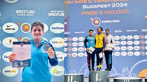 Reetika Hooda wins silver at the Budapest Wrestling Ranking Series 2024