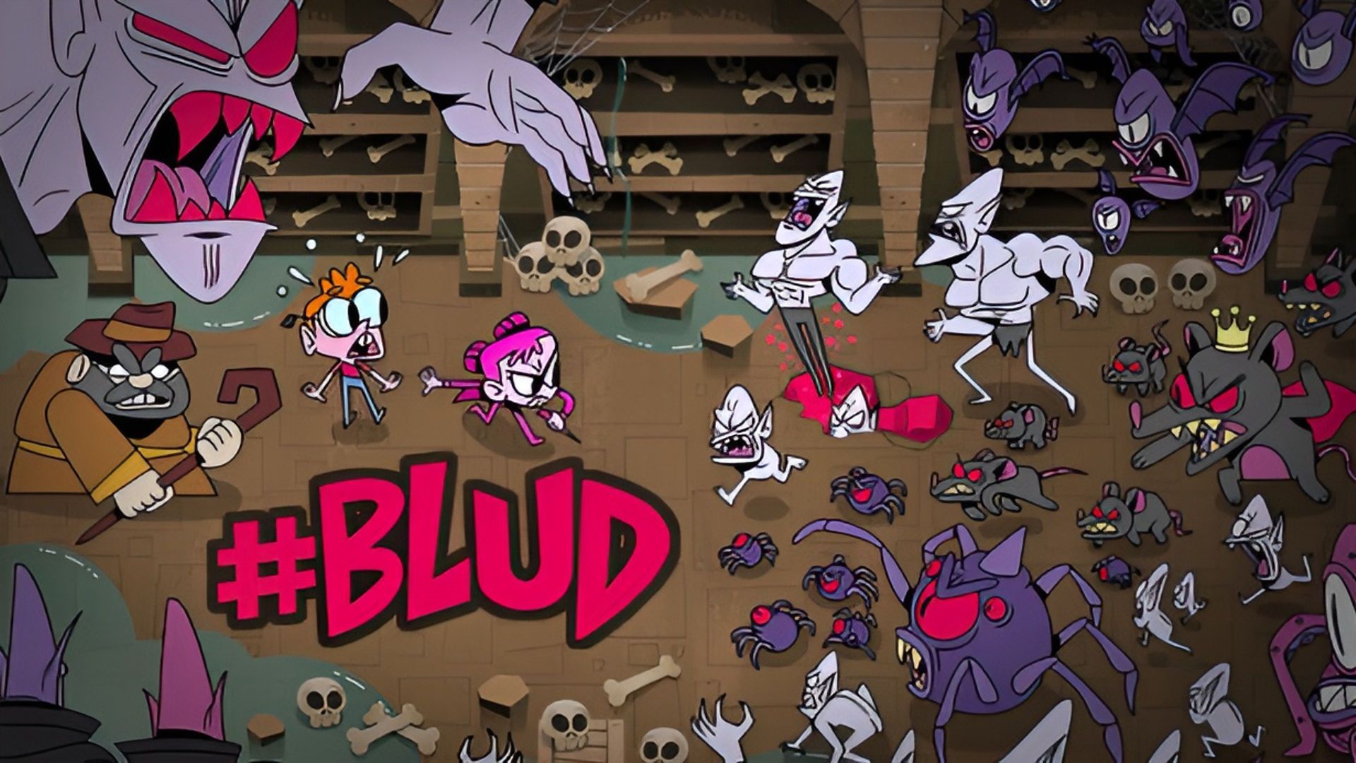 Blud is an action RPG with an animated art style (Image via Exit 73 Studios)