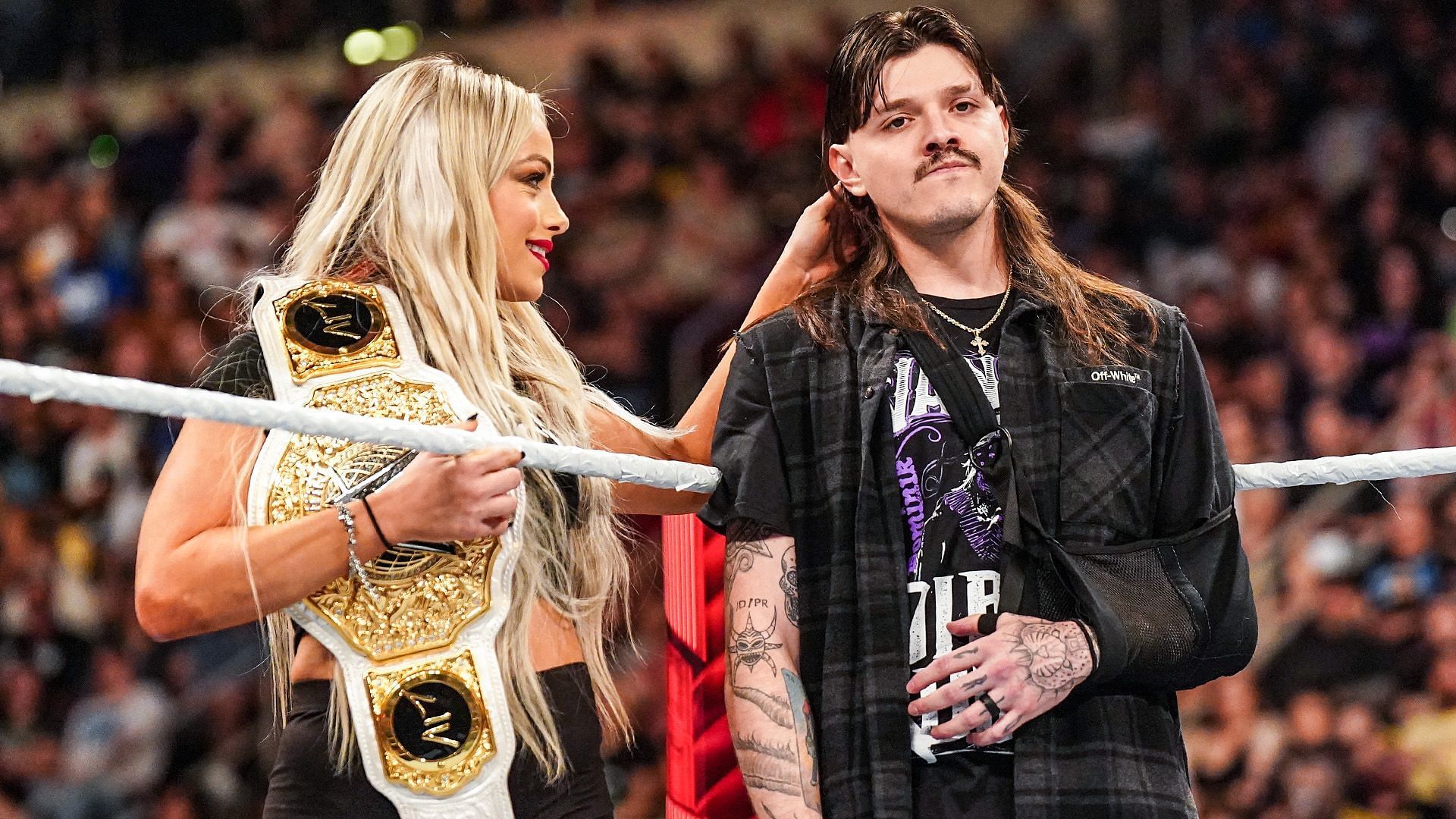 Dominik Mysterio and Liv Morgan on RAW (Photo Courtesy: WWE.com)