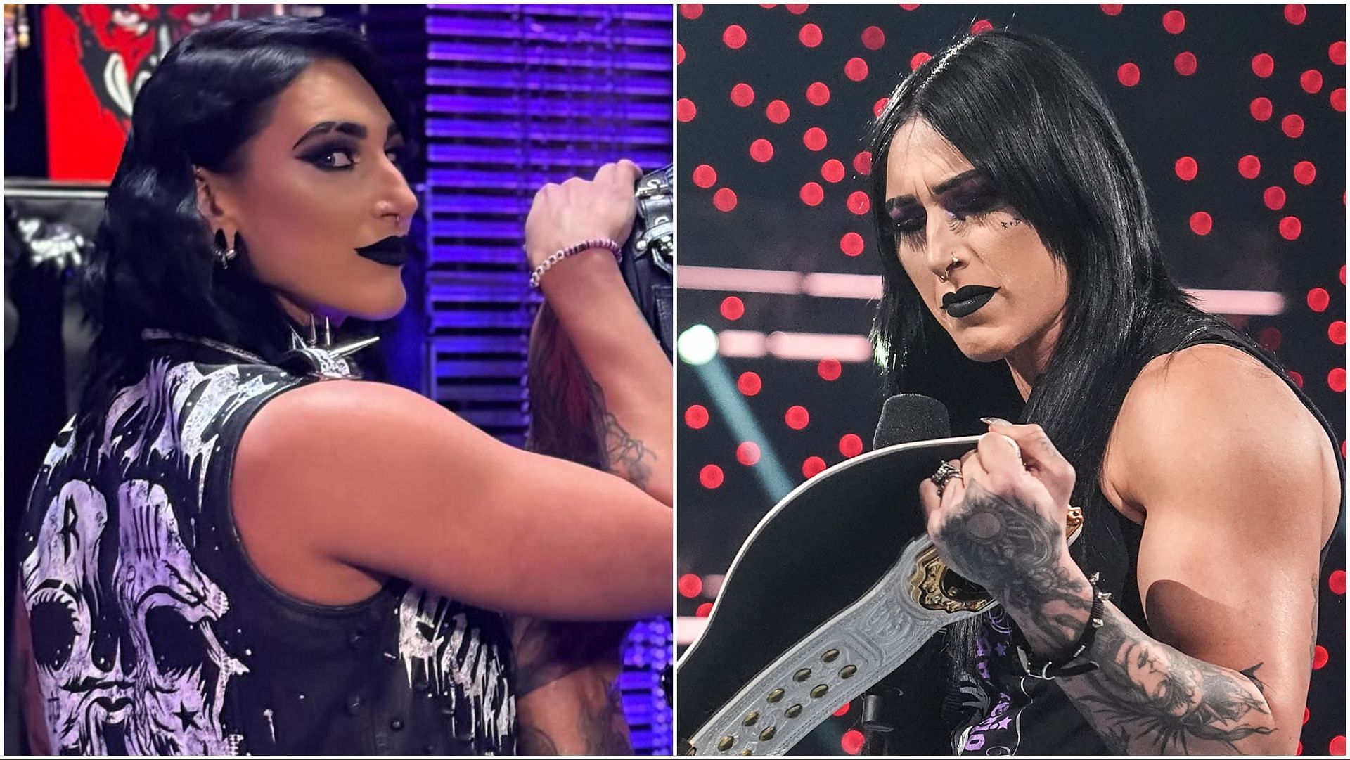 Rhea Ripley backstage, Rhea Ripley vacates the title on WWE RAW