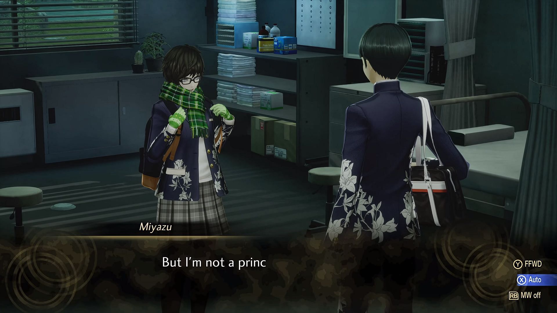 Go back to the office and find Miyazu (Image via Atlus)