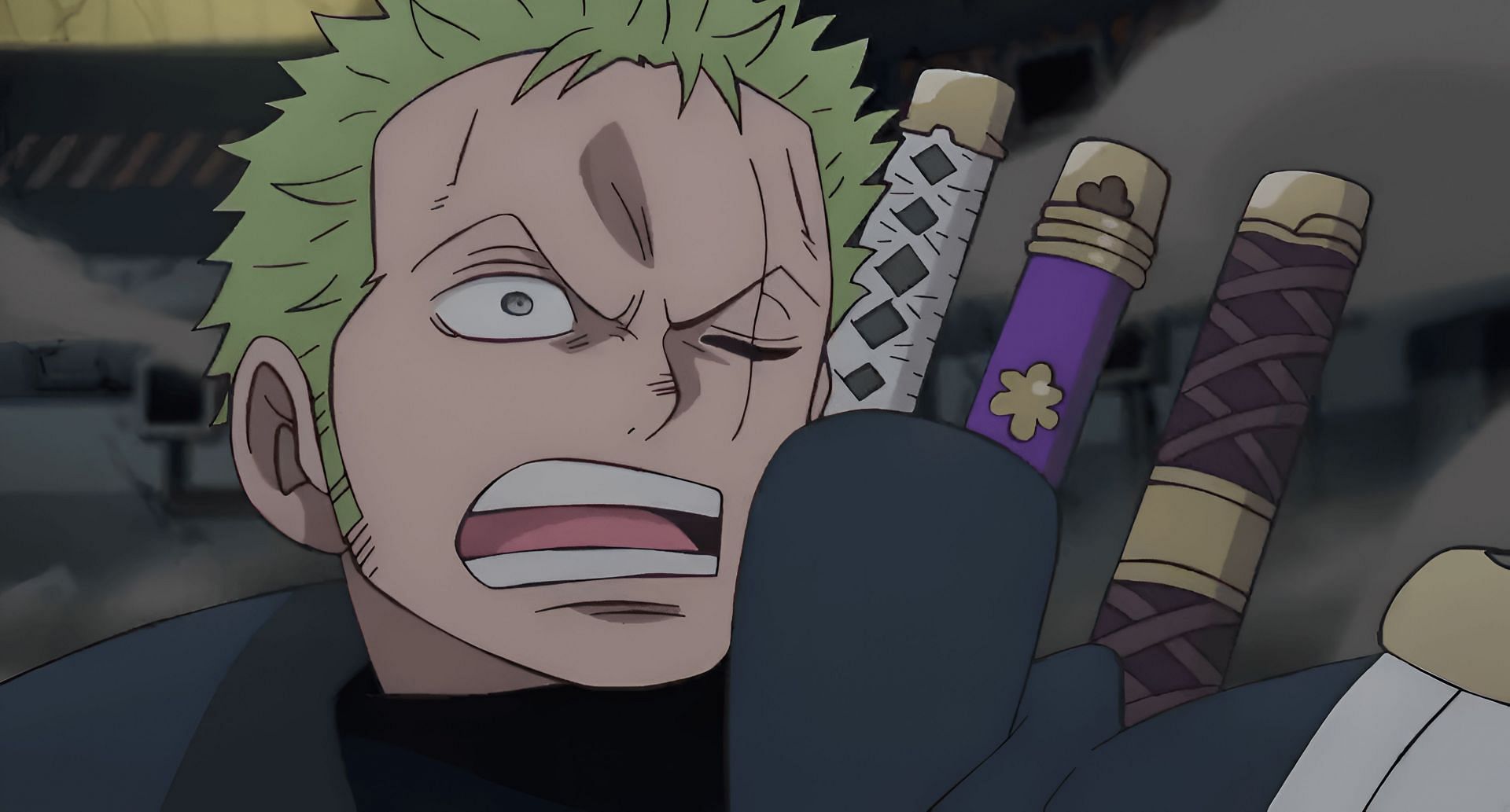 &quot;Unreal&quot;: One Piece fans hail Toei for surpassing expectations with Zoro vs S-Hawk scene in episode 1109 (Image via Toei Animation)