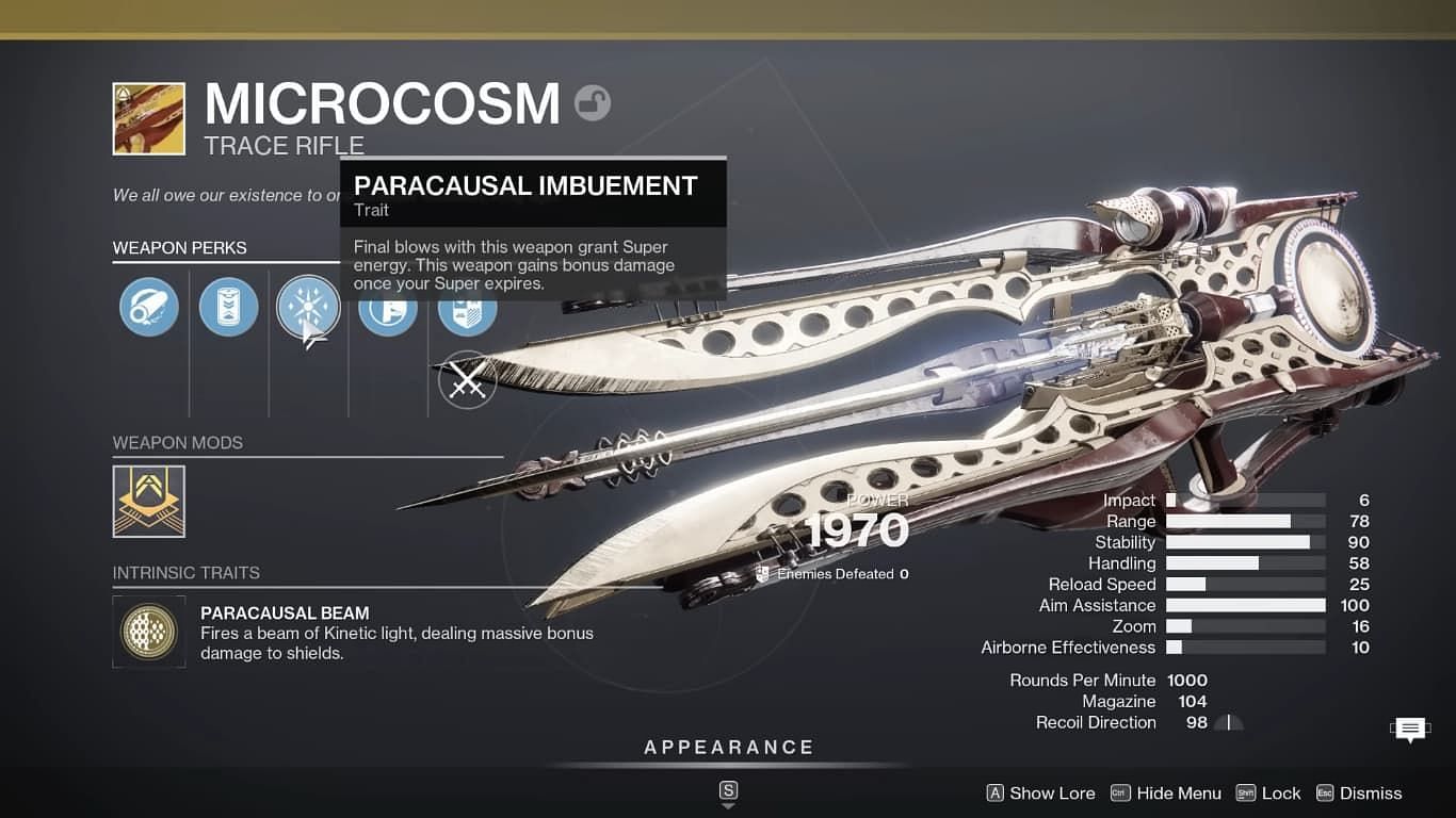 How to get the Microcosm Heavy Exotic Trace Rifle in Destiny 2