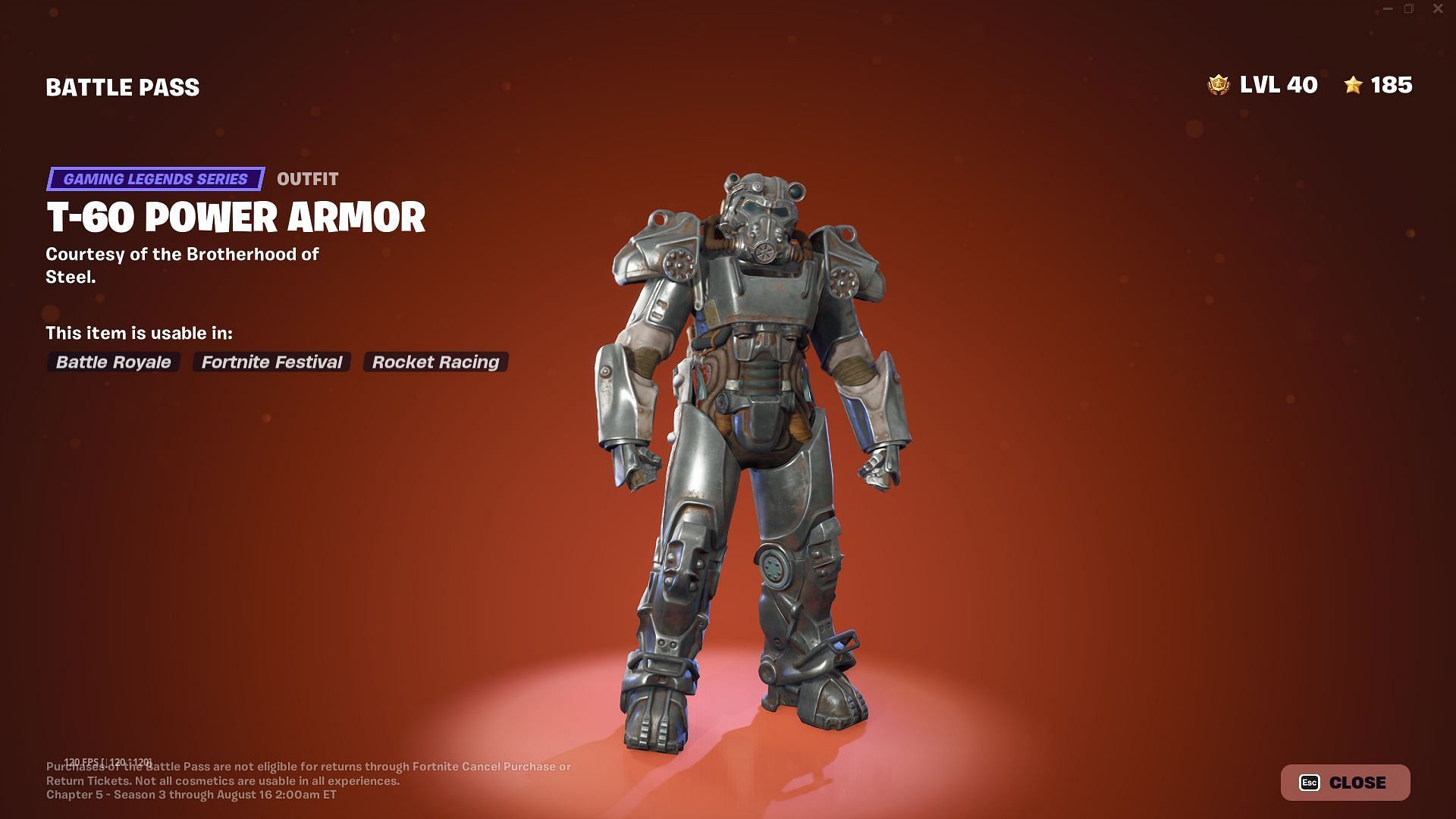 Toss your opponents out of the way with this impenetrable skin (Image via Epic Game)