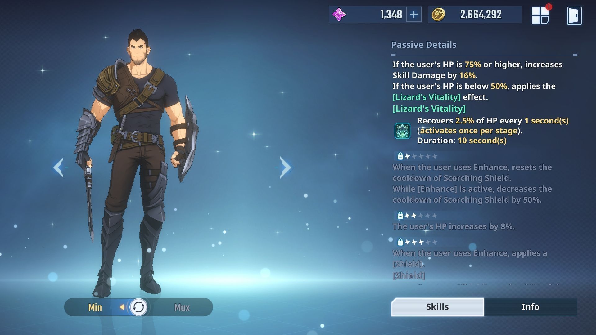 Hwang&#039;s Passive effects. (Image via Netmarble)