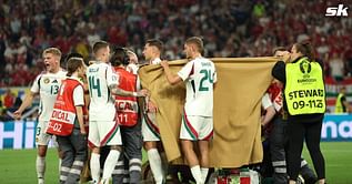 Euro 2024: Hungary striker Barnabas Varga stretchered off the pitch following a collision in game against Scotland