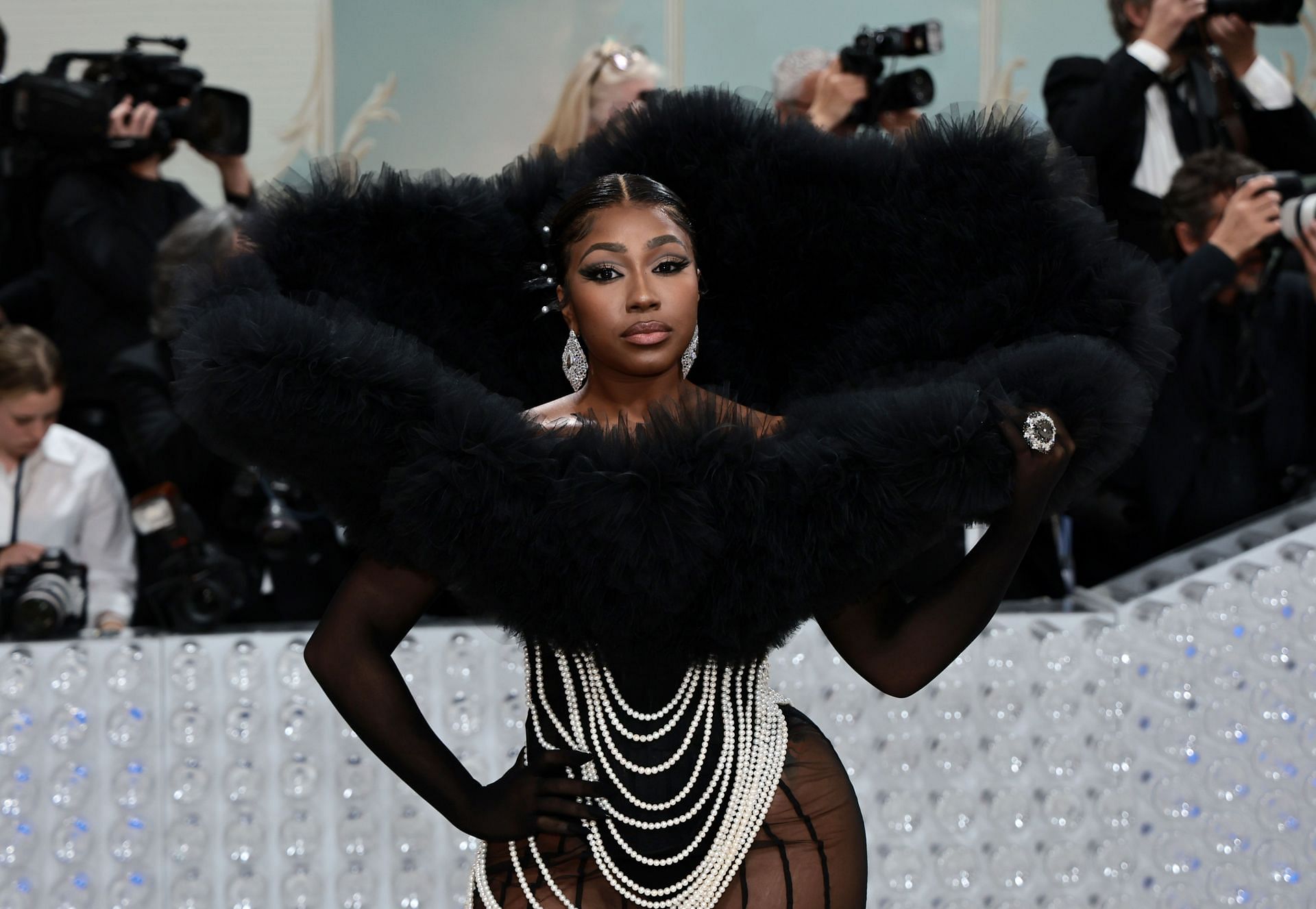 The 2023 Met Gala Celebrating &quot;Karl Lagerfeld: A Line Of Beauty&quot; - Arrivals (Photo by Jamie McCarthy/Getty Images)