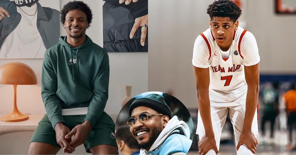 Carmelo Anthony&rsquo;s son Kiyan Anthony makes his opinion on Bronny James&rsquo; NBA Draft very clear