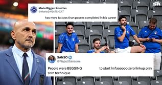 “Worst 6’5 athlete to ever live”, “Zero technique” - Fans slam ‘useless’ display from 25-year-old after Italy crash out of Euro 2024