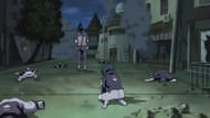 Itachi sparing Sasuke after the Uchiha massacre (Image via Studio Pierrot)