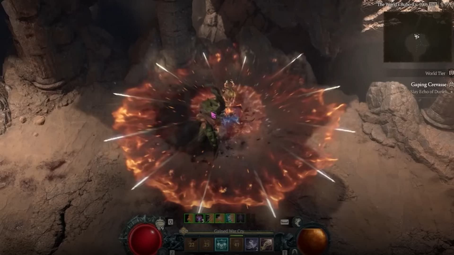 The Bash Barbarian can decimate bosses in mere seconds (Image via Blizzard Entertainment || YouTube/@Dalkora)