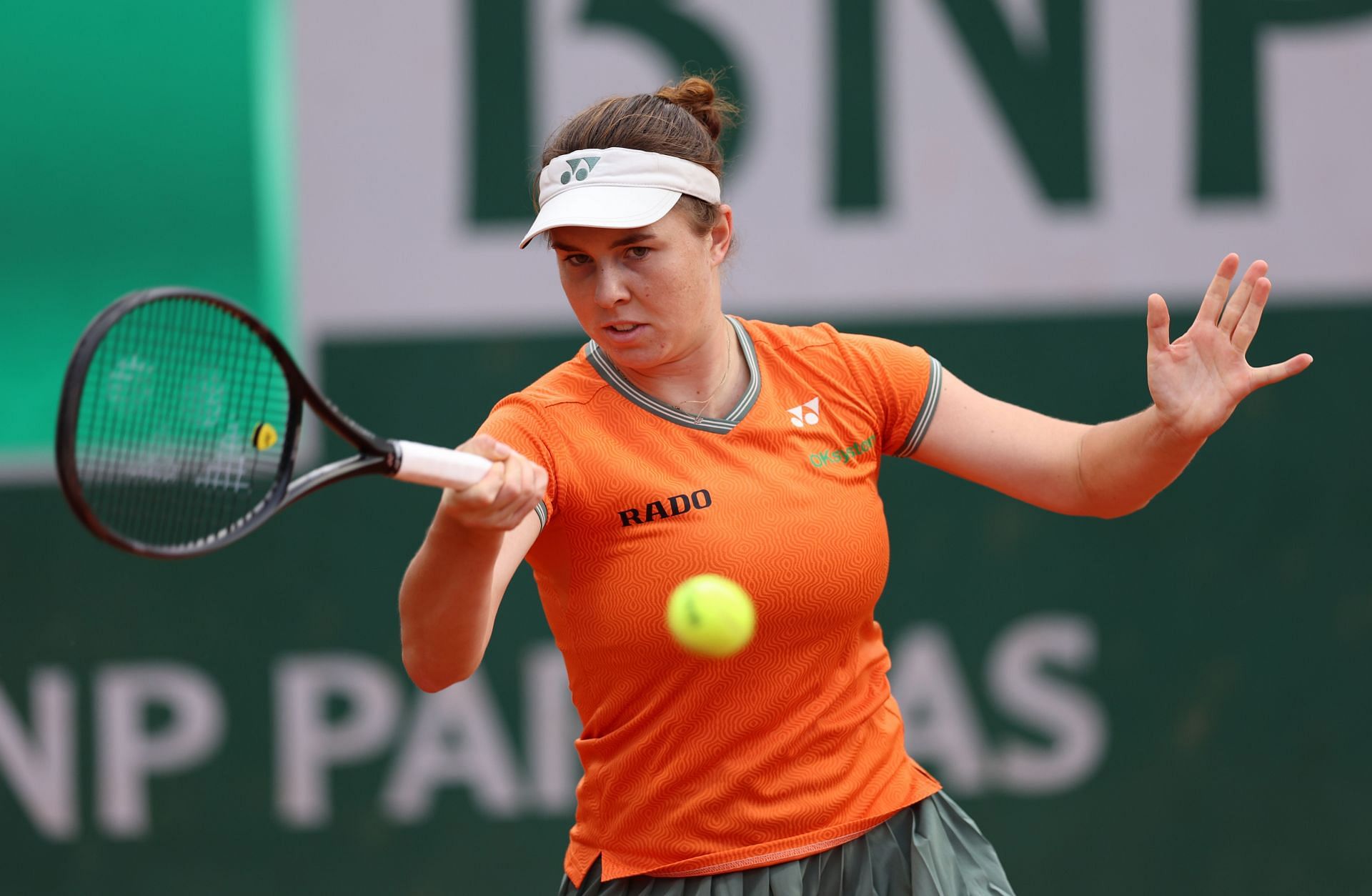 Noskova at the 2024 French Open - Day 2