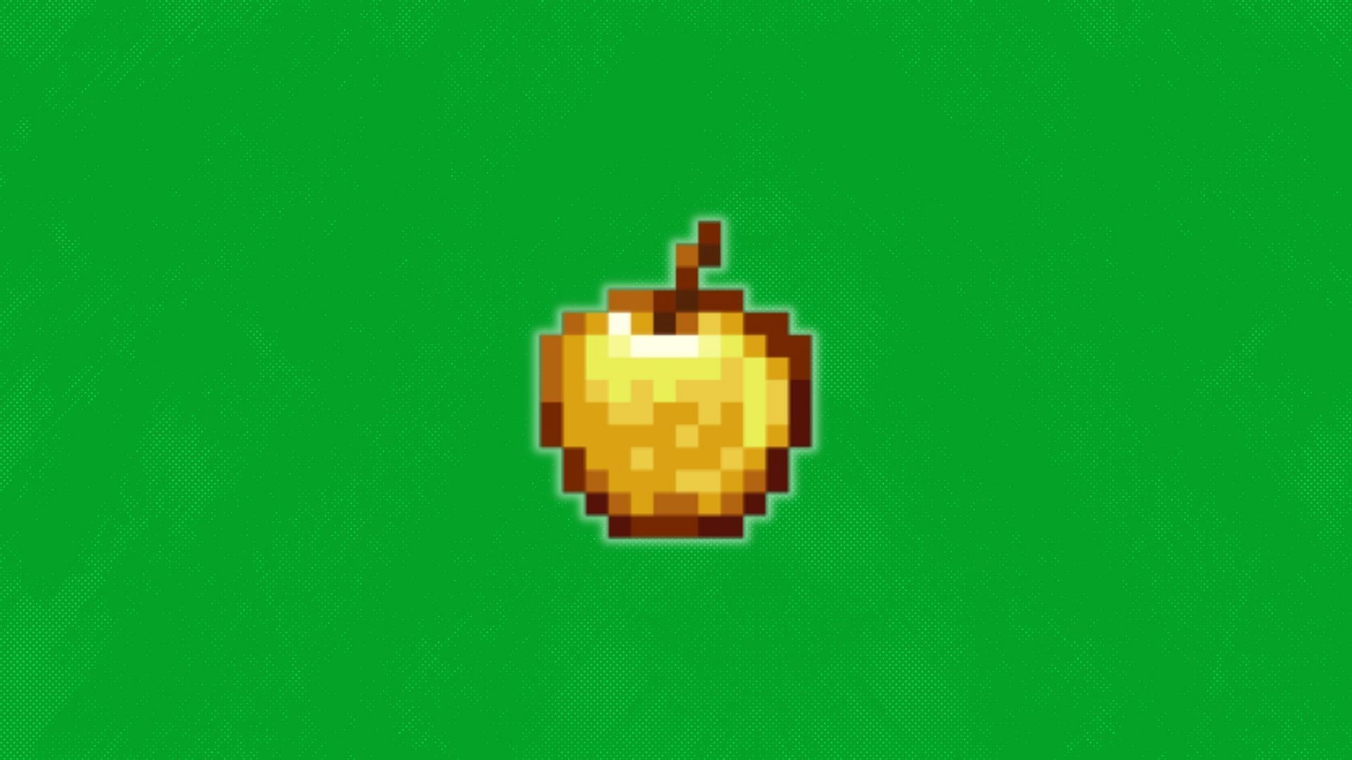 Golden apple is important for curing the zombie villager (Image via Mojang Studios)