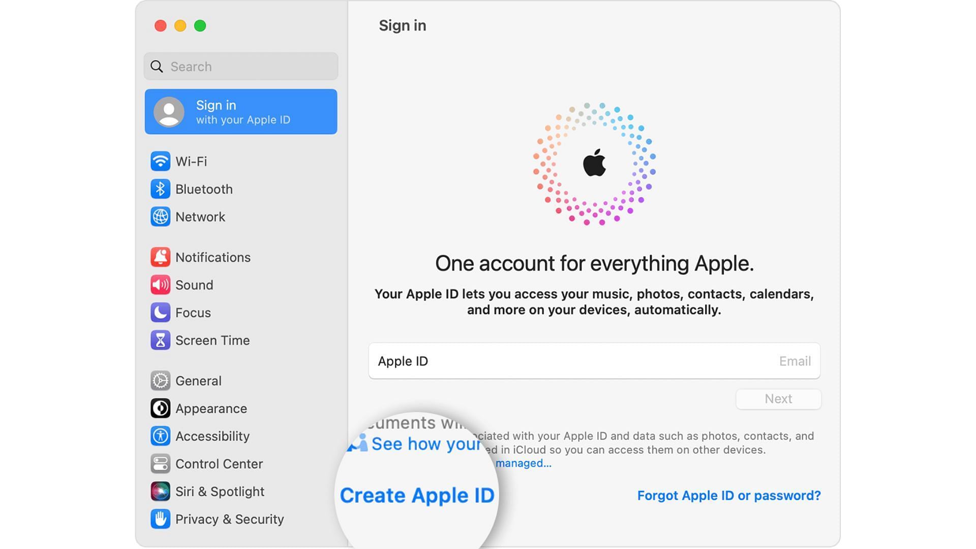 Creating an Apple ID is very essential. (Image via Apple)