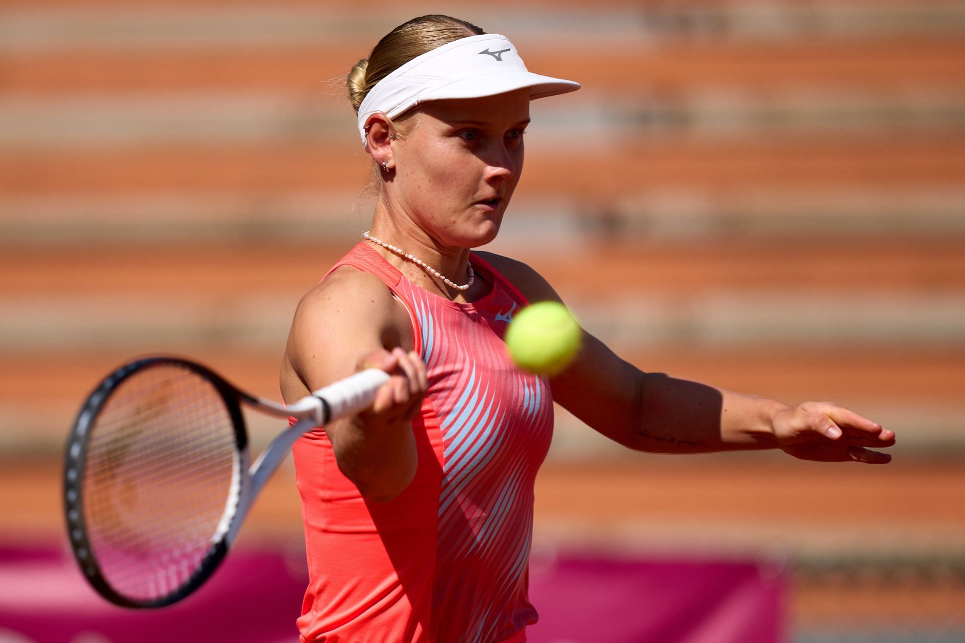 Suzan Lamens at the 2023 ITF World Tennis Tour - W100 Madrid. (Photo: Getty)