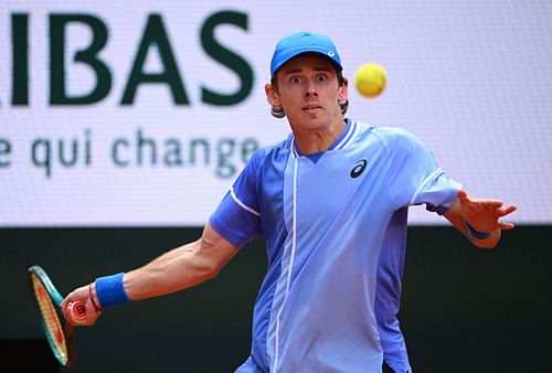 Alex de Minaur at the 2024 French Open.