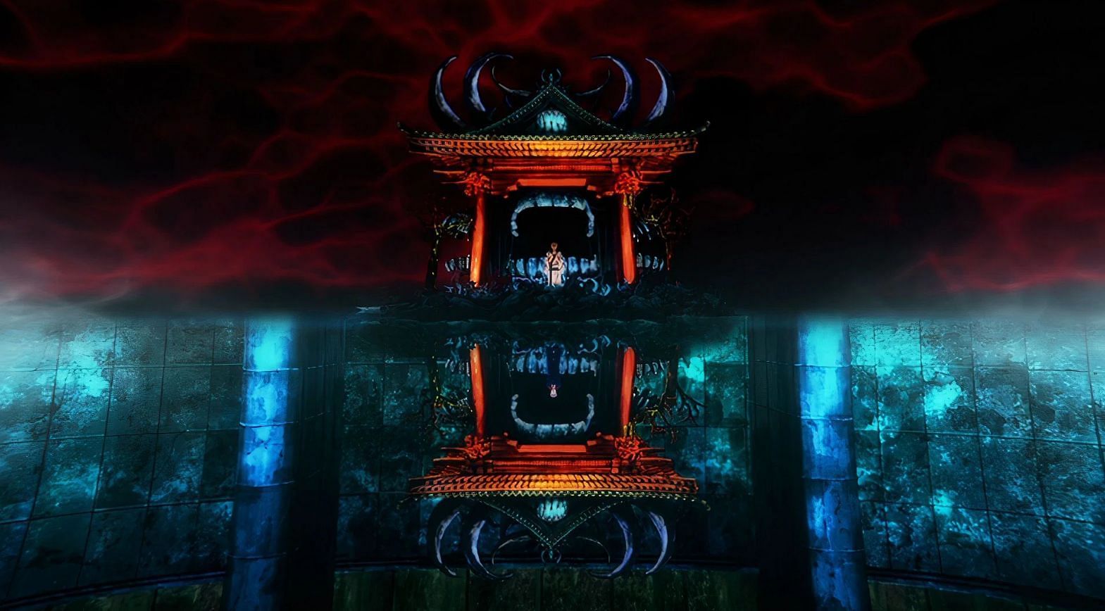 Malevolent Shrine as seen in the anime (Image via MAPPA)