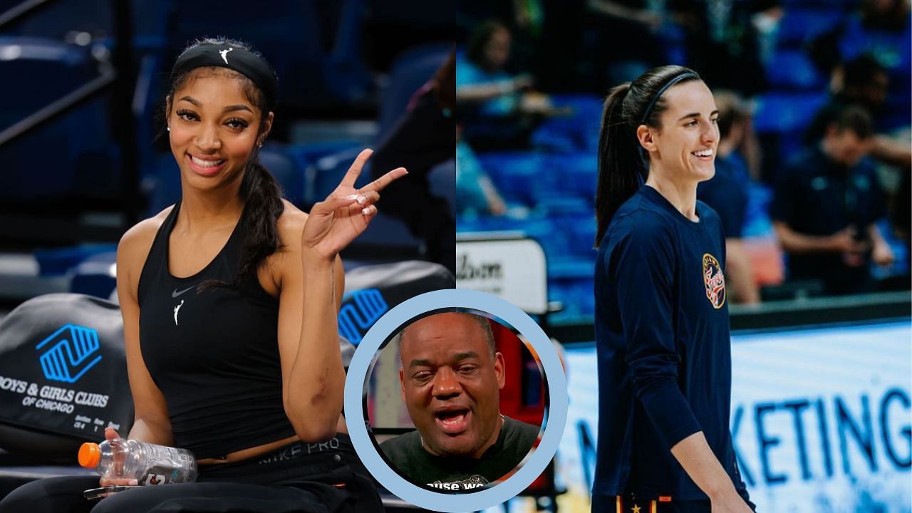 Jason Whitlock pointed out the disparity in attendance when it was Caitlin Clark as the headliner compared to Angel Reese in the spotlight. [photo: Reese IG, Clark IG and Whitlock IG]