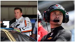 AJ Allmendinger fumes at Kyle Larson with F-bomb after hard racing at Sonoma - "No rear tires left"