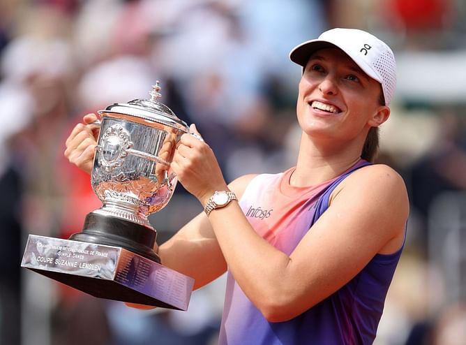 Iga Swiatek becomes first player to qualify for WTA Finals 2024 after historic French Open triumph