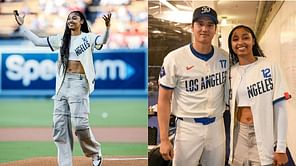 USC star JuJu Watkins makes first pitch at Dodgers game rocking Travis Scott x Air Jordan 1 Low