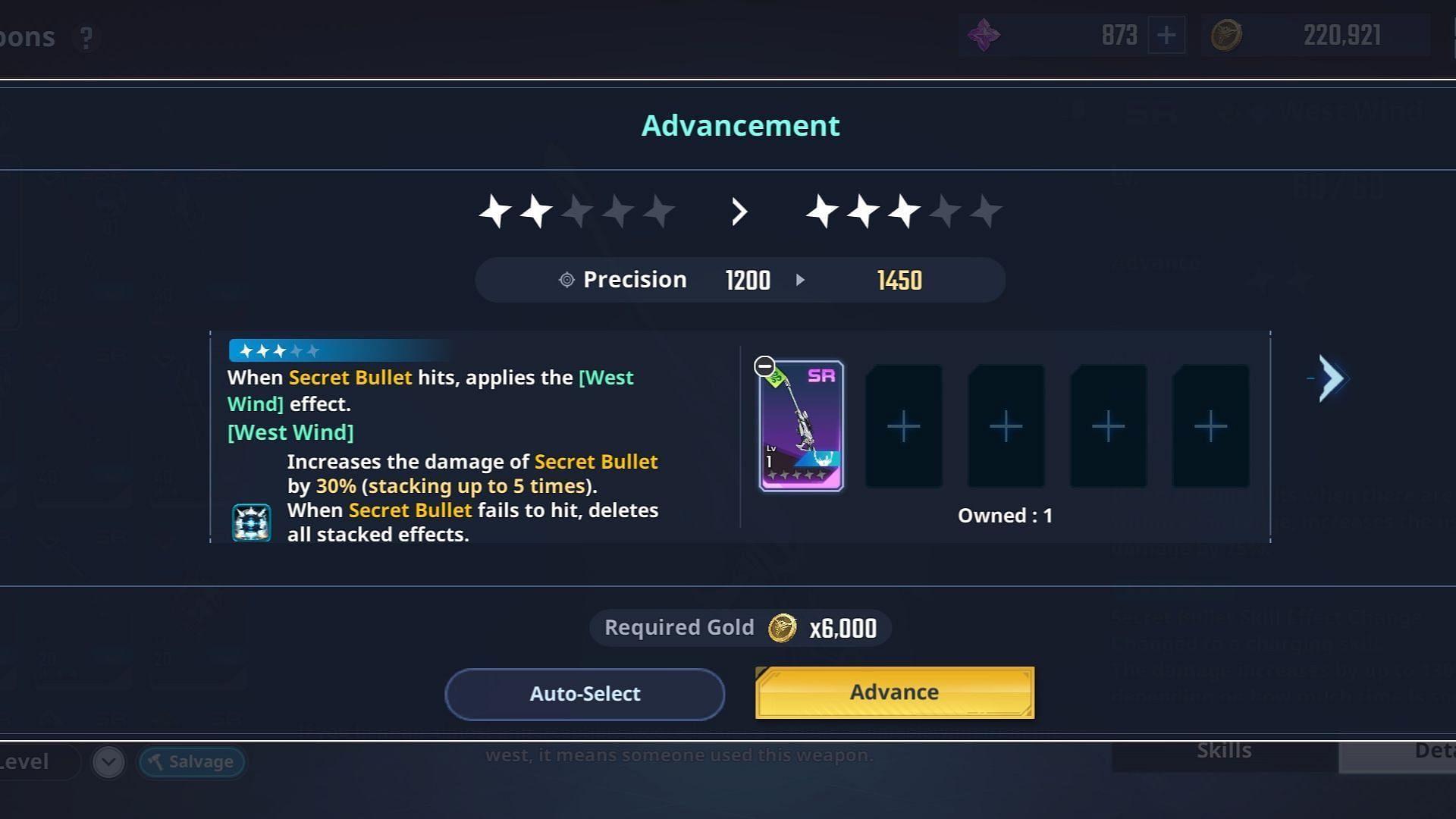 Best Advancement Tiers for all Sung Jinwoo weapons (Image via Netmarble)