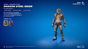 How to get Drakon Steel Rider skin in Fortnite