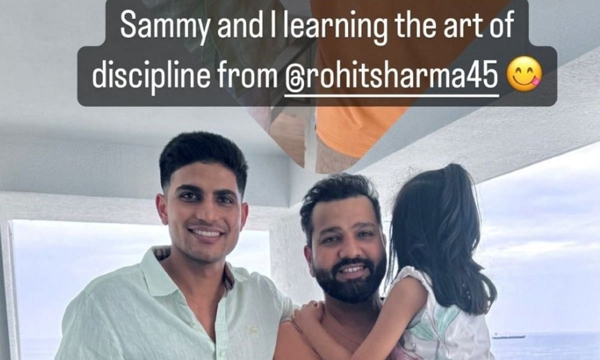शुभमन गिल ने रोहित शर्मा के साथ शेयर की तस्वीर