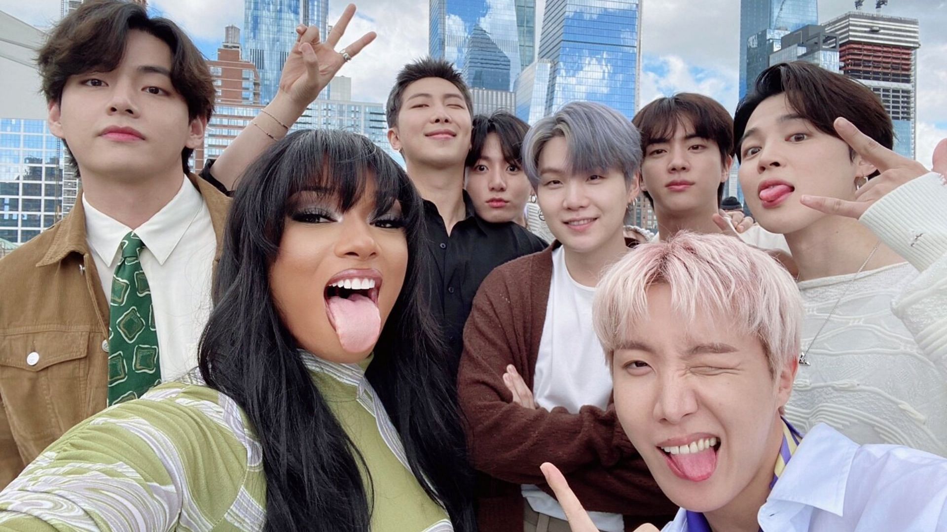 &quot;We need a second megtan collab&quot;: Fans react as BTS makes an unexpected appearance at Megan Thee Stallion&rsquo;s recent concert (Image Via X/@bts_twt) 