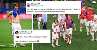 “Football is a cruel game”, “Can’t love football and dislike Modric” - X heartbroken as Luka Modric and Croatia suffer last-minute Euro 2024 exit