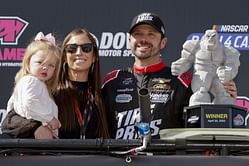 Josh Berry's wife Ginny celebrates P3 finish in New Hampshire
