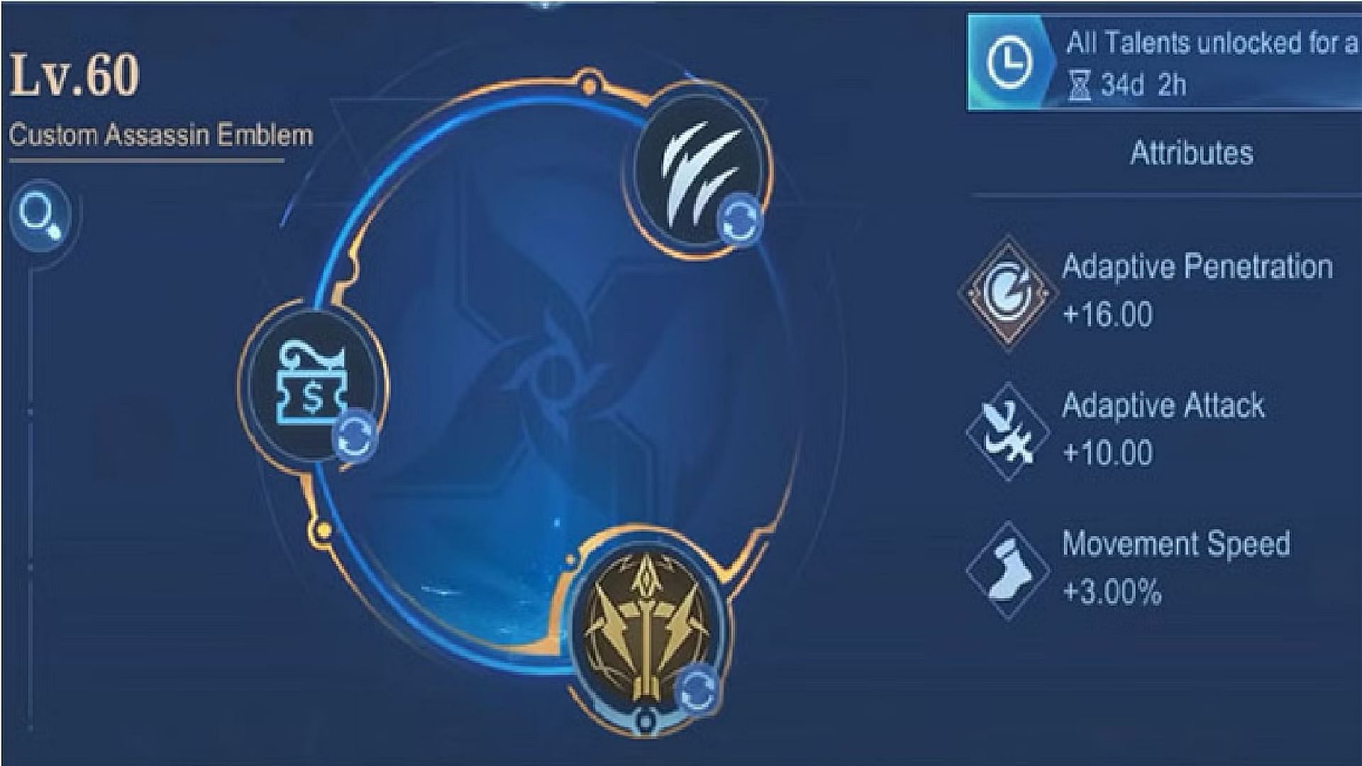 Despite being a Mage, units like Harley can also work with an Assassin Emblem and Wishing Lantern included in their build (Image via Moonton Games)