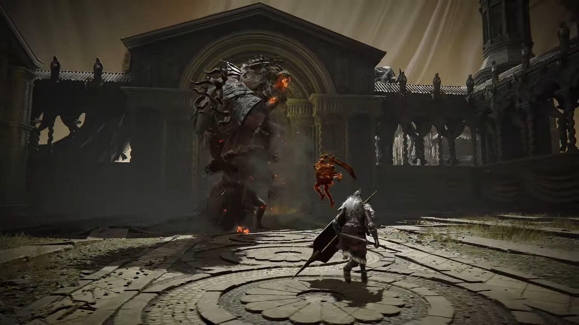 Thrusting Shields will mix up how Shields work in Shadow of the Erdtree (Image via FromSoftware || YouTube/VaatiVidya)