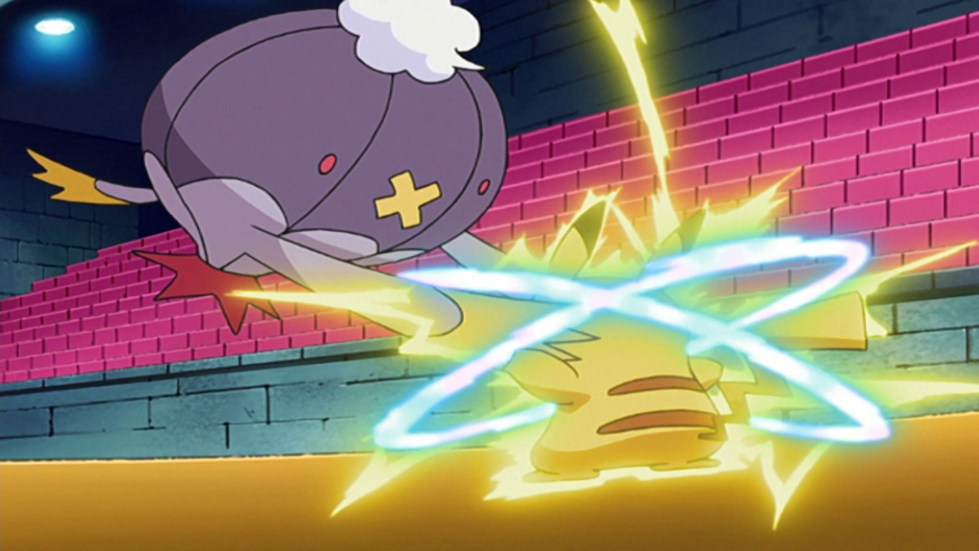 This episode debuted the Counter Shield technique, which would make a return in the Alola season of the anime (Image via The Pokemon Company)