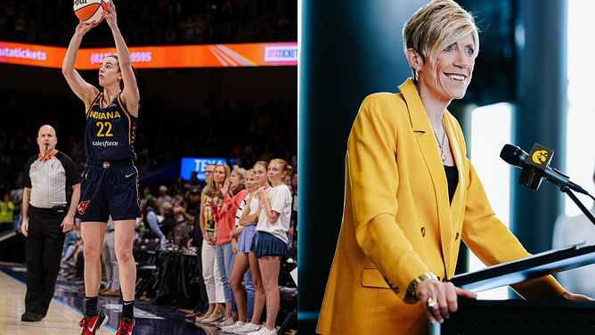"Caitlin Clark made a FaceTime appearance": Iowa HC Jan Jensen ropes in Fever star rookie for Hawkeyes' "camp party"