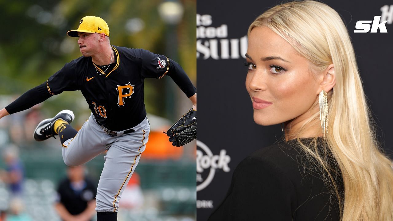 PHOTO: Paul Skenes&rsquo; girlfriend Olivia Dunne poses with Pirates fans during ace&rsquo;s epic start vs Dodgers