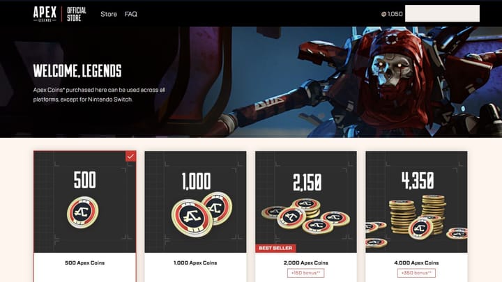 Apex Coins bundles in the official EA Store: How to purchase, prices ...