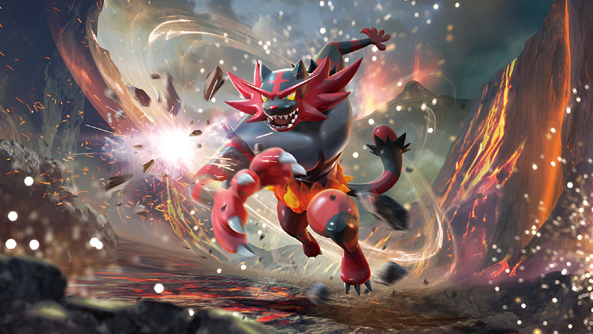 Incineroar is currently Scarlet and Violet's premier VGC Fire-type starter (Image via The Pokemon Company)