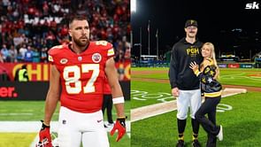 Photo: NFL star Travis Kelce pushes Paul Skenes' girlfriend Olivia Dunne through supermarket in shopping cart