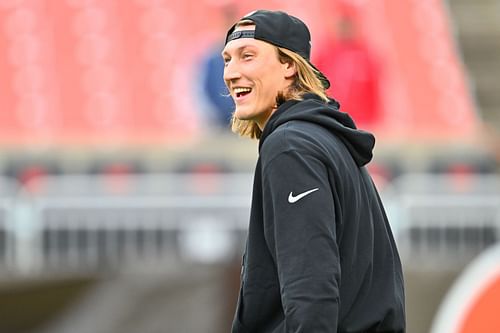 Trevor Lawrence during Jacksonville Jaguars v Cleveland Browns