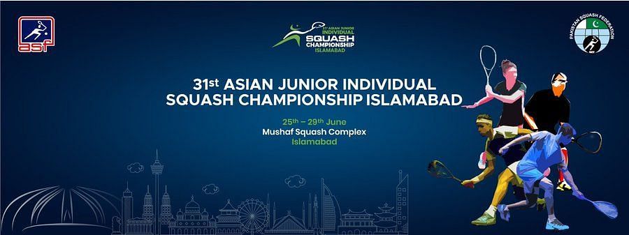 31st Asian Junior Individual Squash Championships in Pakistan (Image Credits: Muneeb Farrukh/X)