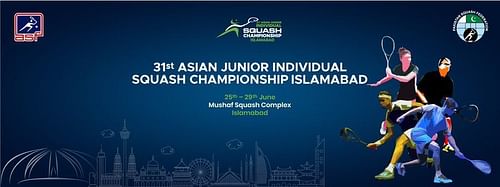 31st Asian Junior Individual Squash Championships in Pakistan (Image Credits: Muneeb Farrukh/X)