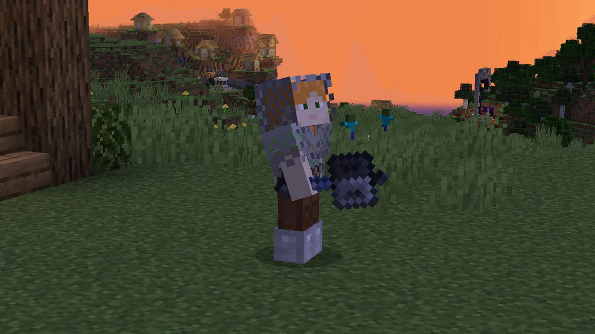 The mace is the most powerful weapon in Minecraft (Image via Mojang Studios)