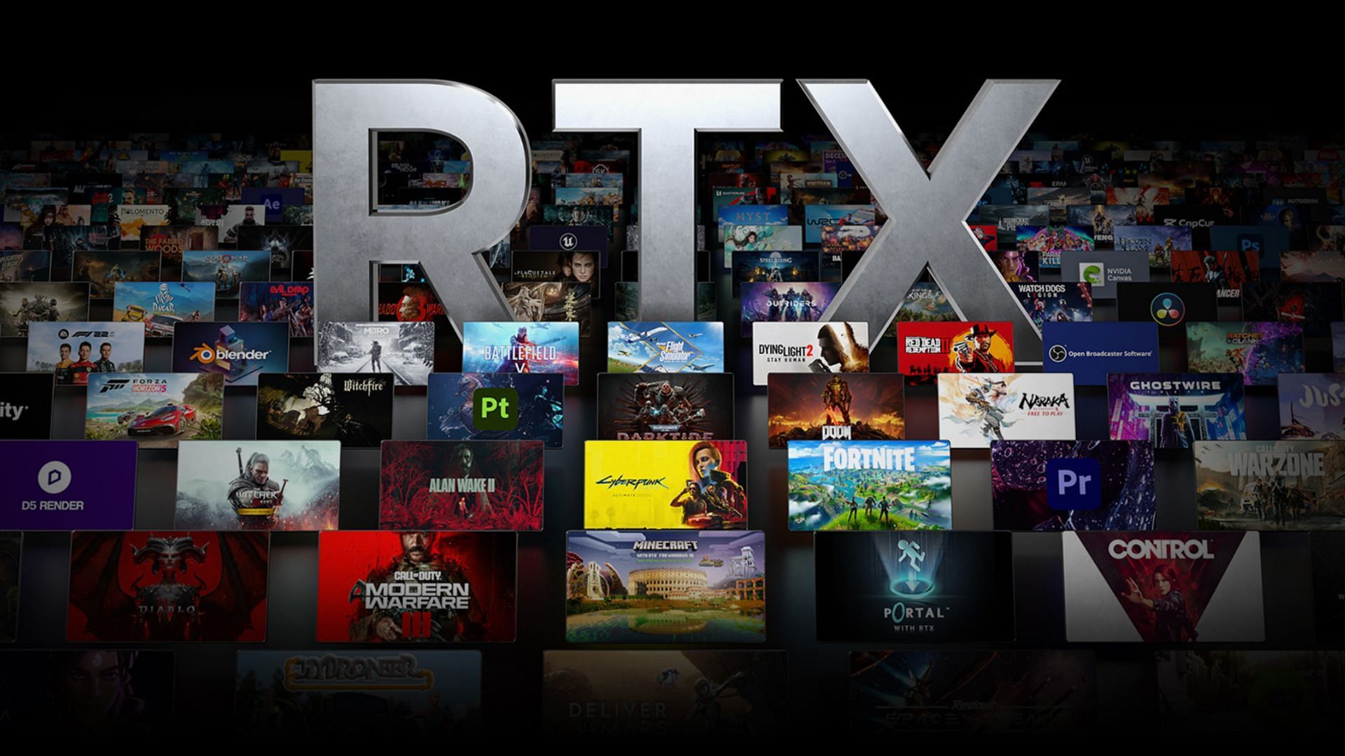 All Nvidia RTX video cards support DLSS (Image via Nvidia)