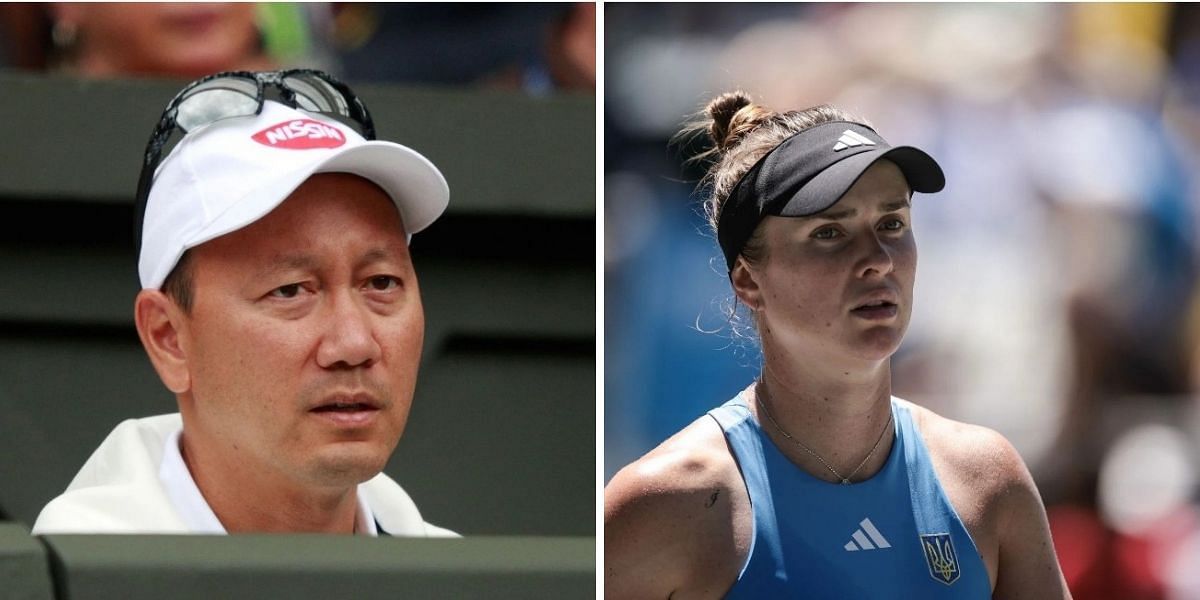 Michael chang and Elina Svitolina 